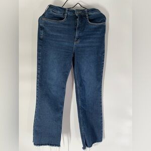 Pilcro Dark Blue Ankle Jeans